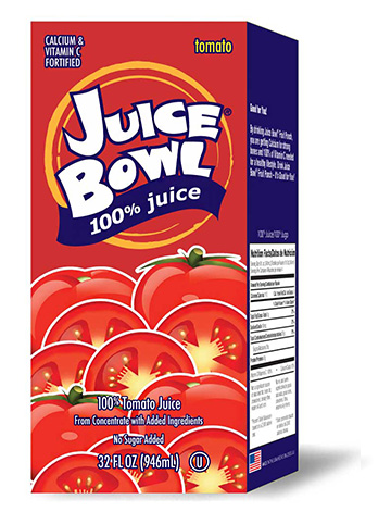 Juice Bowl Tomato Juice